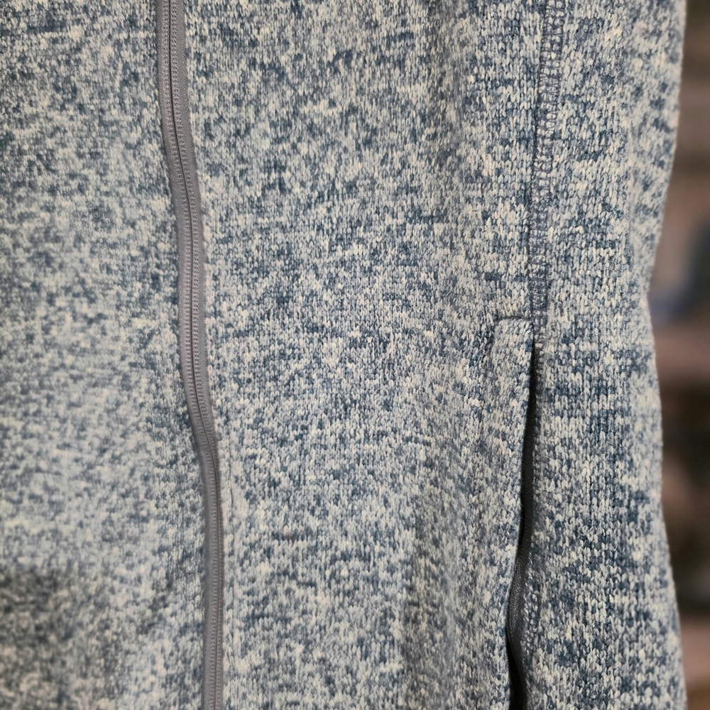 Orvis Womens Marled Blue Sleeveless Vest Zip Up Winter Fall Small S - Picture 4 of 5
